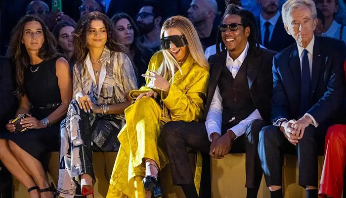 Zendaya and Beyoncé Share Sweet Moment at Pharrell's Louis Vuitton Show