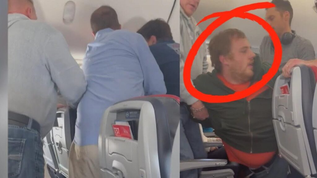 Mid-Flight Crisis: Passengers Subdue Man Attempting to Open Emergency Exit Door