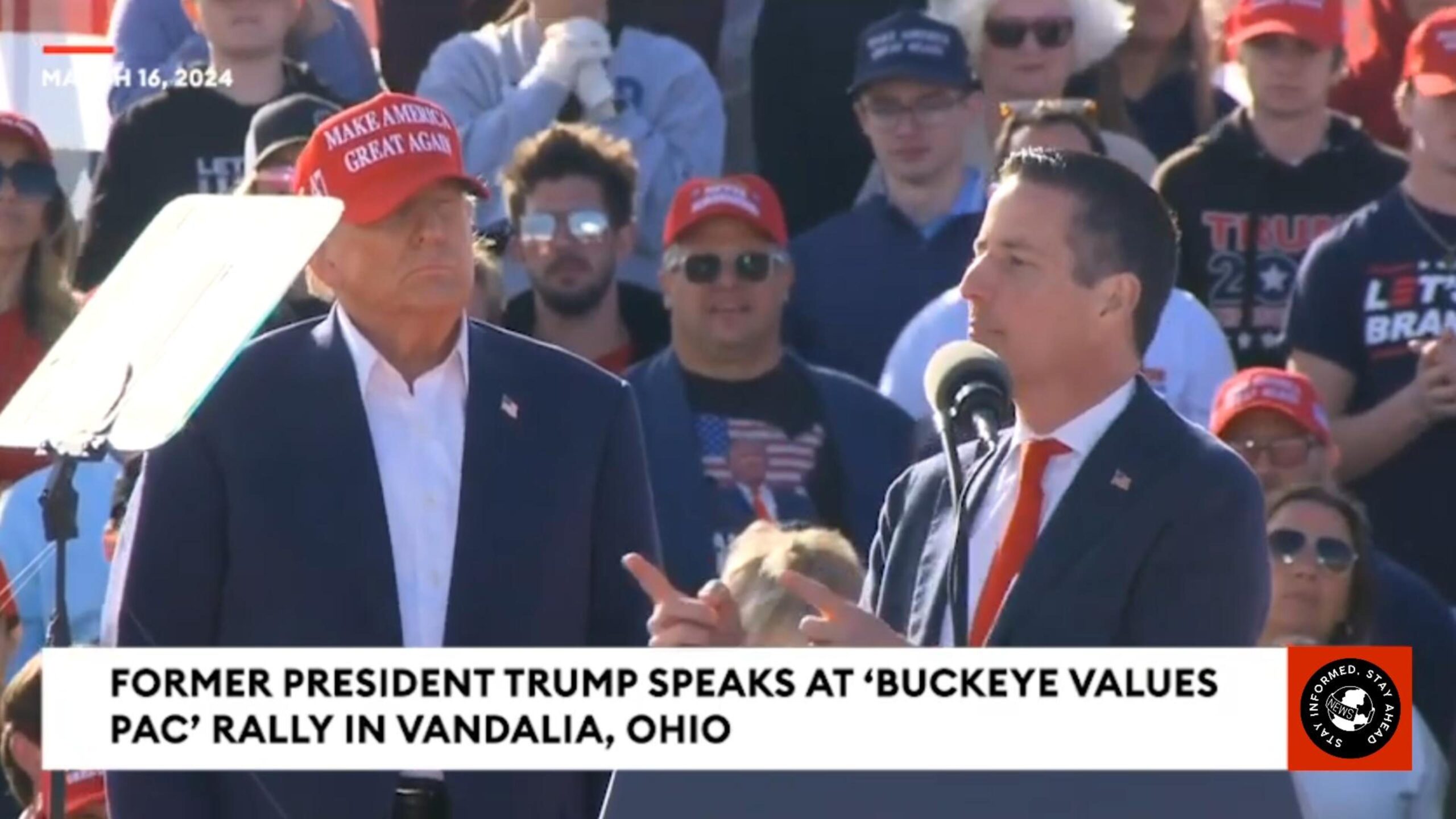 Bernie Moreno Heaps Praise On Trump At Rally In Ohio