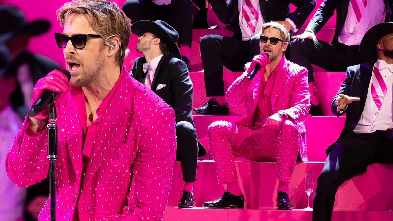 Ryan Gosling Takes Center Stage at Oscars 2024: Sings 'I'm Just Ken' with Star-Studded Barbie Cast