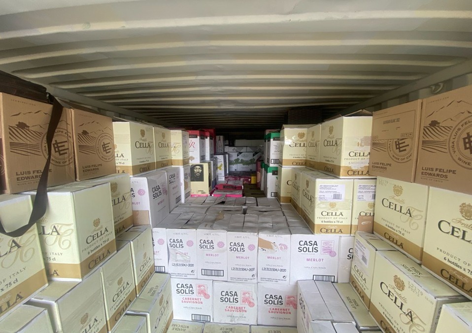 Sarawak Customs Seizes 12,850 Bottles of Wine Worth RM490,650 in Kuching