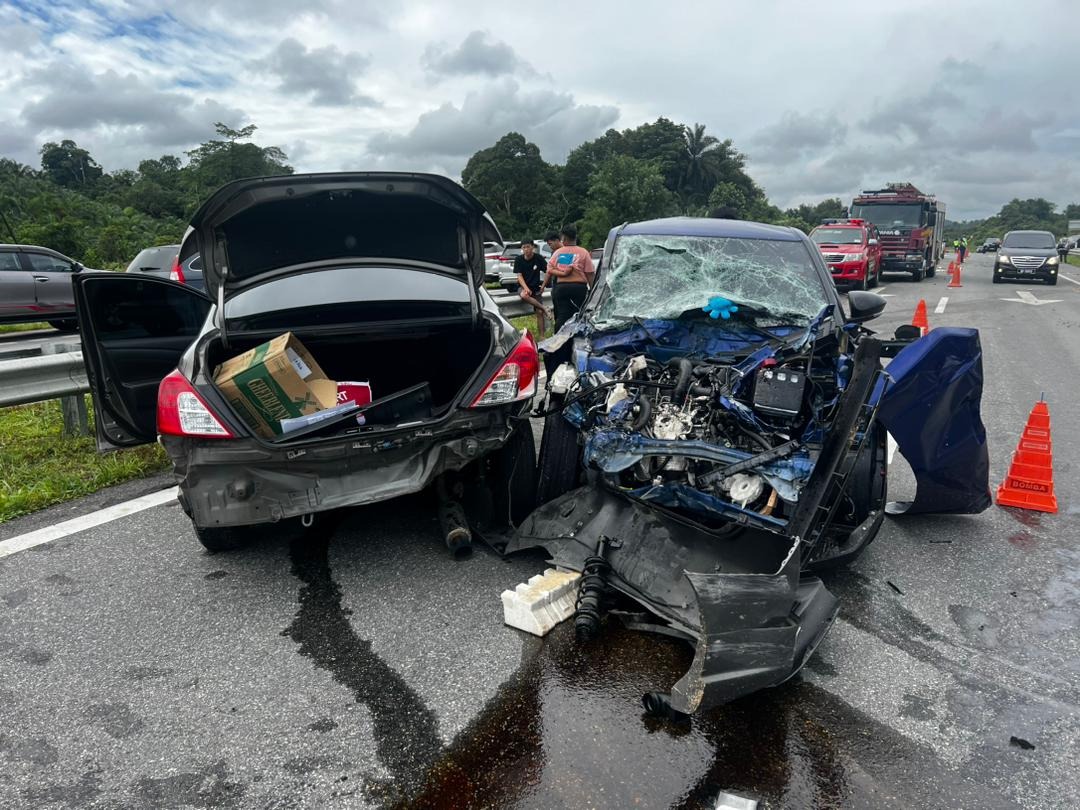 Five Injured in Multi-Vehicle Crash on Pan-Borneo Highway Near Miri