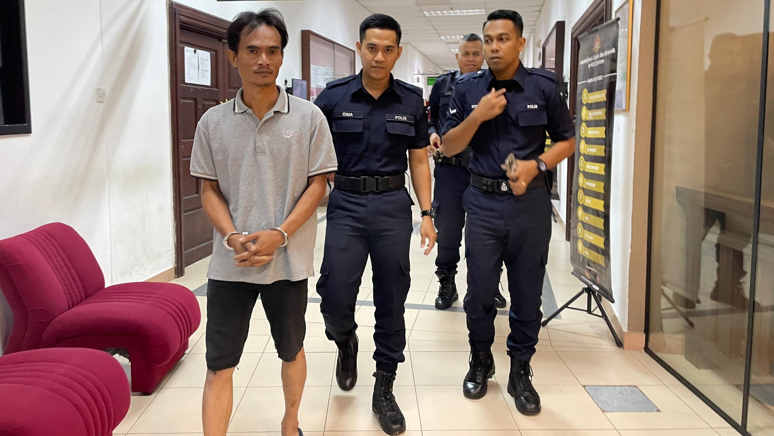 Kuching Man Slapped with Fines for Mischief, Hurt, and Drug Abuse