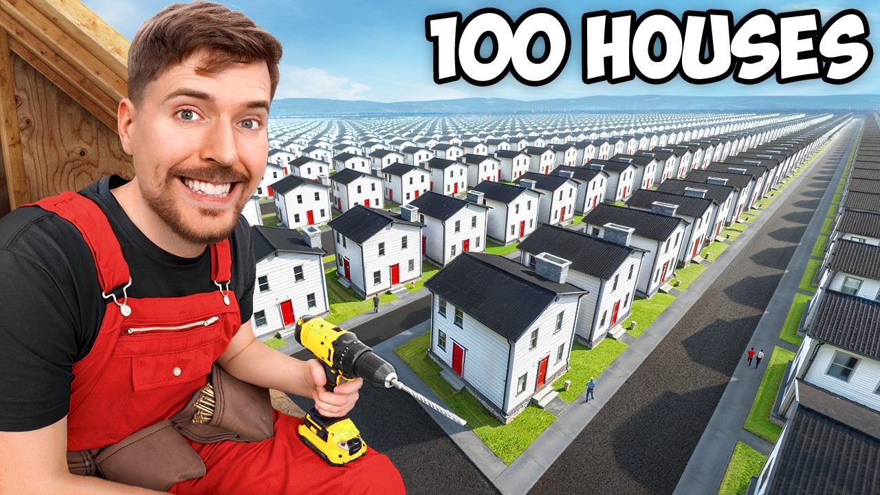 MrBeast's Life-Changing Challenge Building 100 Homes for Families in Need