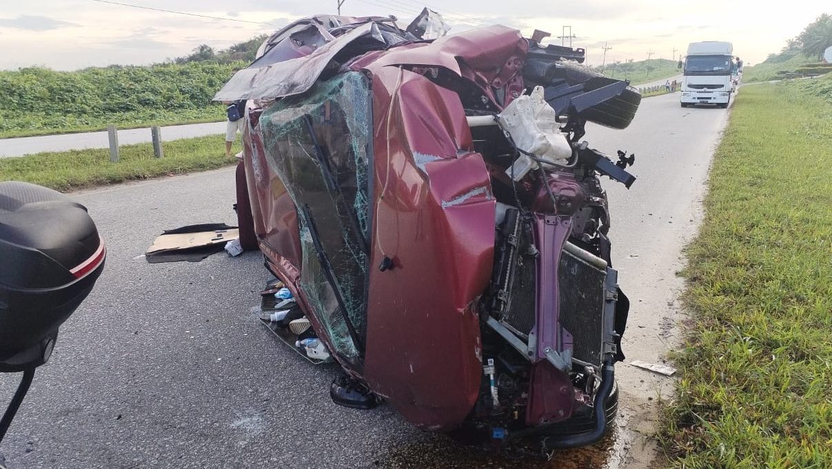 Newly-Wed Tragedy Woman Killed, Husband Injured in Bintulu Car Crash