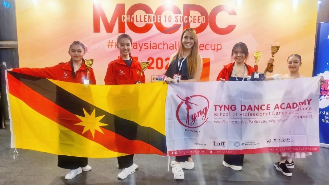 Sarawakian Dancers Shine Silver and Bronze Triumph at Malaysia Challenge Cup