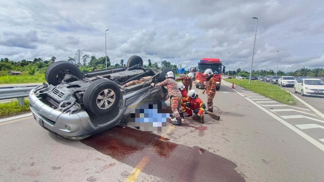 Tragedy Strikes Fatal Collision Claims One Life and Injures Three on Jalan Sri Aman-Betong