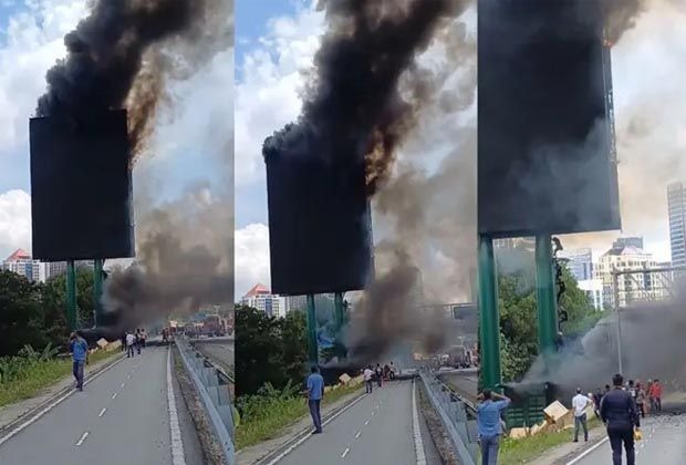 Tragic Billboard Fire in MALAYSIA Highlights Urgent Need for Safety Protocols