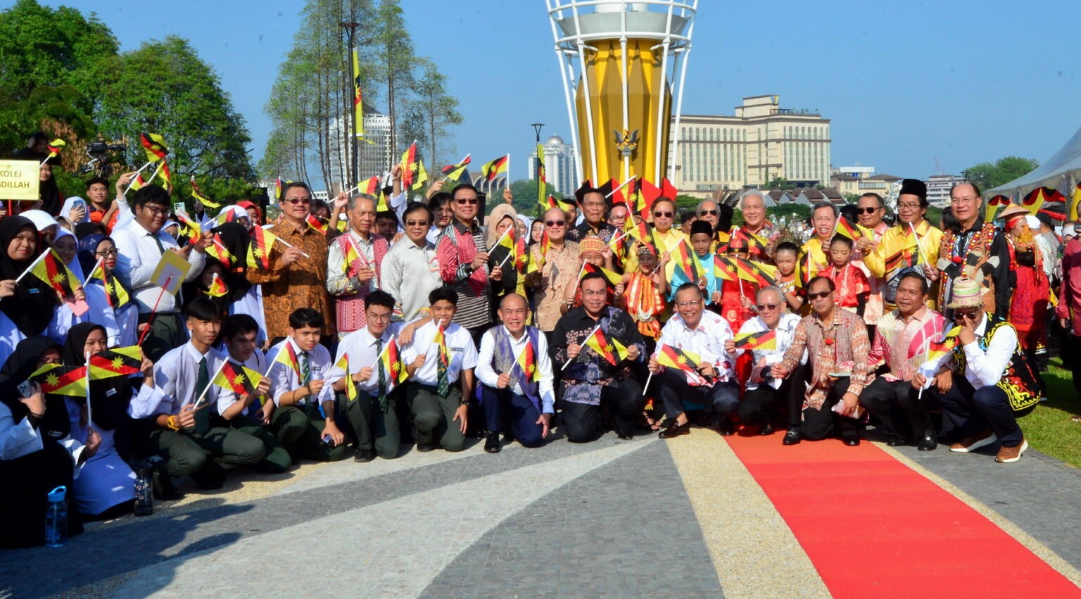 Ibu Pertiwi Flag Raising Ceremony A New Tradition in Kuching