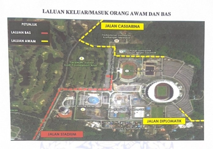 Sukma XXI: Major Road Closures and Traffic Management Announced for Sukma 2024 Closing Ceremony