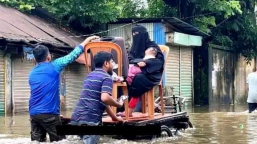 India’s Reservoir Sluice Gate Opening Catches Bangladesh Off-Guard A Devastating Impact on Comilla's Farmlands. Photo Credit - AP