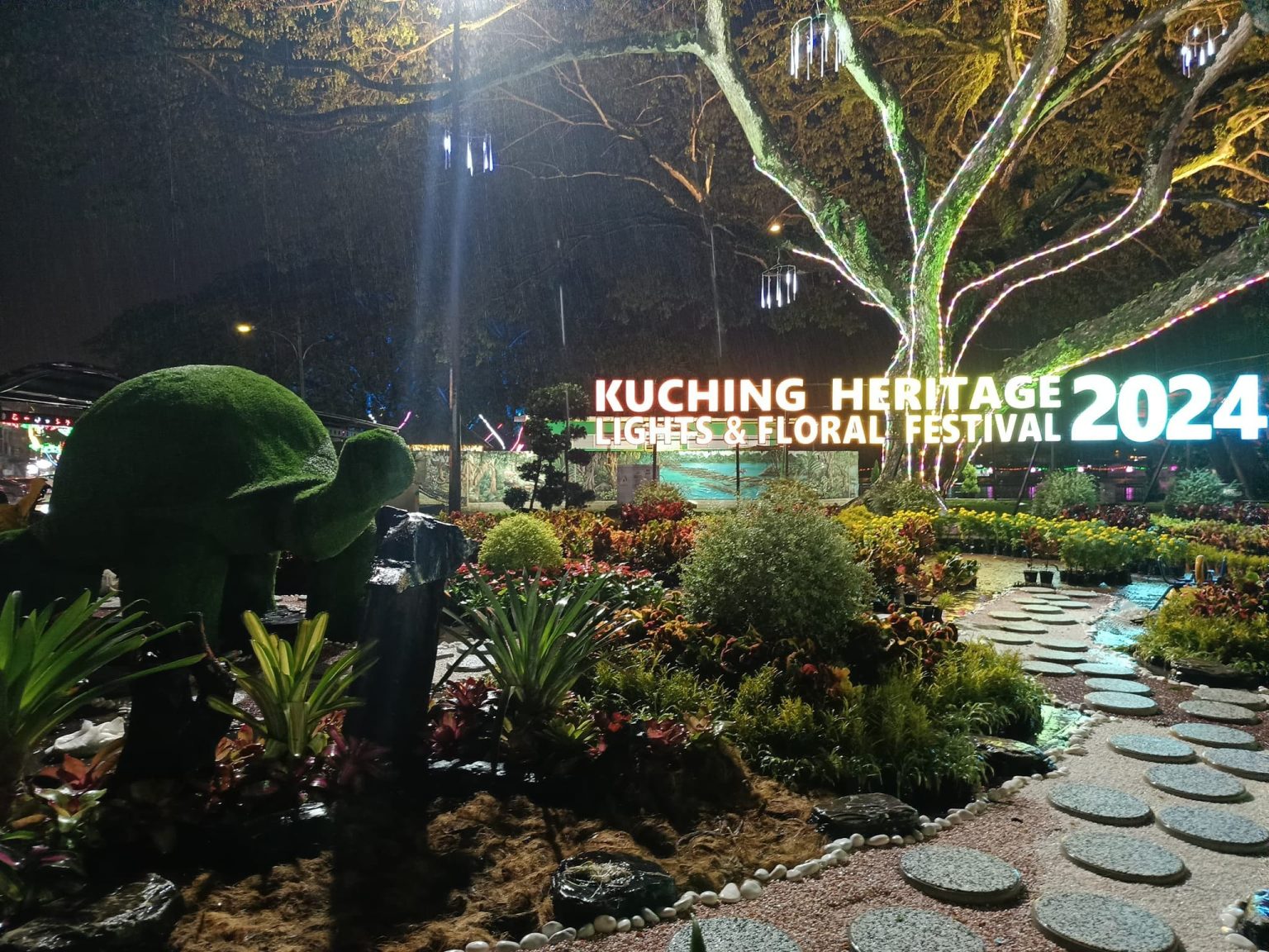 Kuching Heritage Lights and Floral Festival 2024 A Spectacular Celebration of Beauty and Culture Photo Credit - Dewan Bandaraya Kuching Utara (DBKU)