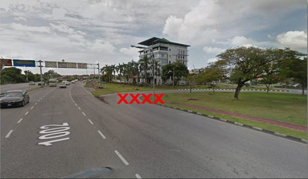 Kuching’s Riveredge Roundabout Exit Closure Morning Rush Hour Disruption from Sept 2-13 Photo Credit The Borneo Post