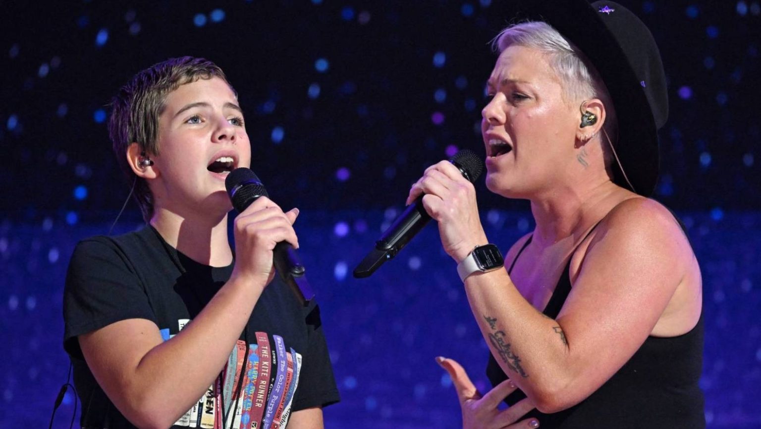 Pink and Daughter Willow Sage Deliver Heartfelt Performance of ‘What About Us’ at DNC