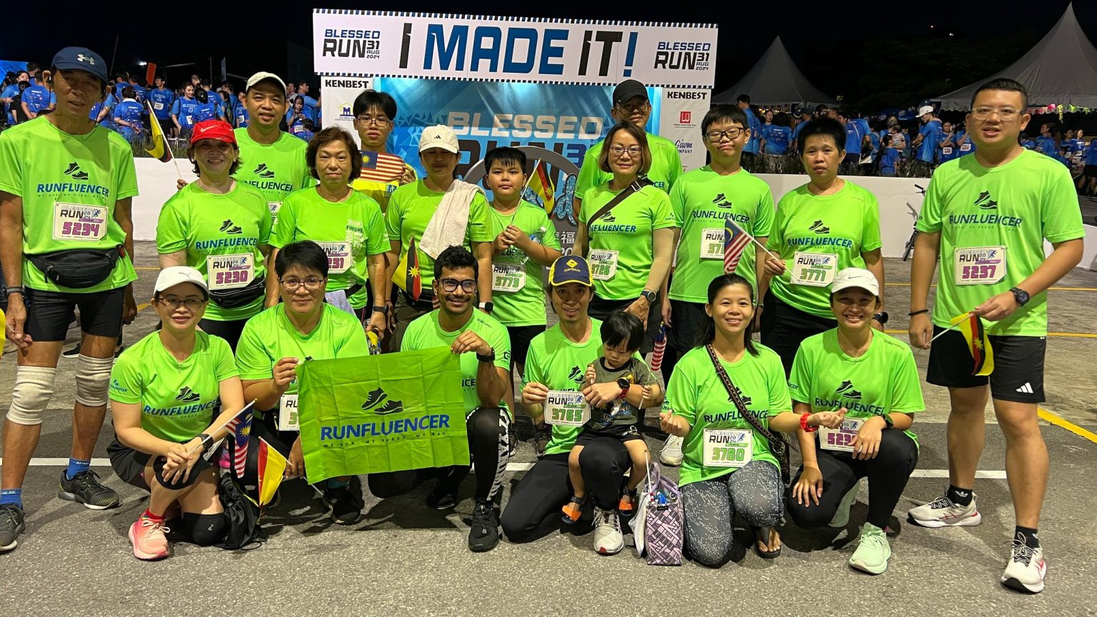 Runfluencer Gang and Kuching Happy Runners Club Shine at Sarawak Blessed Church Run 2024