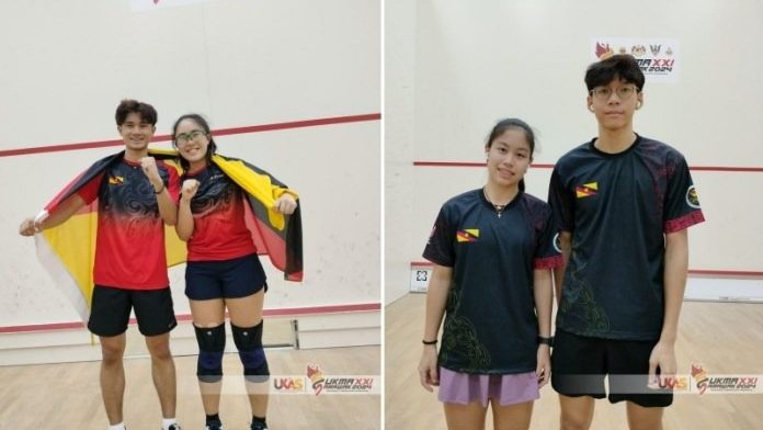 Sarawak Shines at SUKMA 2024 Gold and Bronze in Mixed Doubles Squash