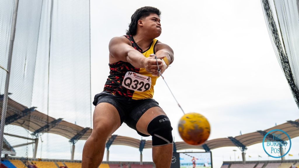 Sarawak’s Throwing Events Dominance: Jonah Chang Rigan Leads with Record-Breaking Triple Gold / Photo Credit : The Borneo Post