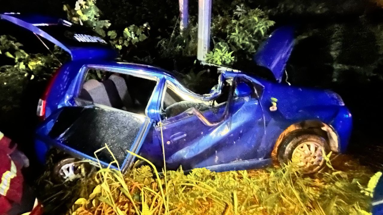 Serious Road Accident Leaves Driver Critically Injured on Miri-Bintulu Coastal Road