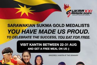 Sukma XXI Kantin at The Granary Rewards Sarawak's SUKMA Gold Medallists with Free Meals