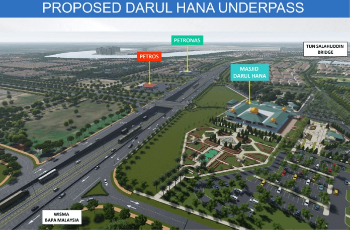 Darul Hana Underpass Construction to Begin on Jalan Tun Salahuddin What Road Users Need to Know