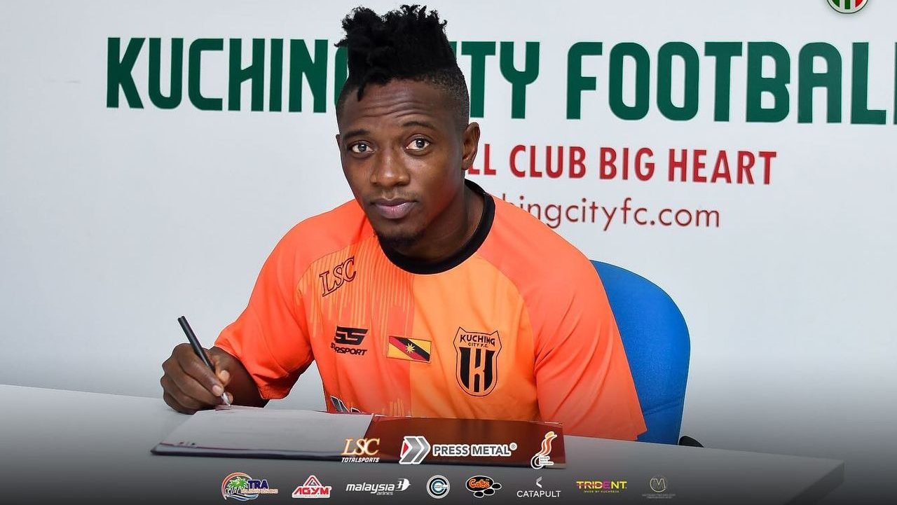 Ex-Kedah Midfielder Moses Atede Joins Kuching City FC A Boost for Local Football