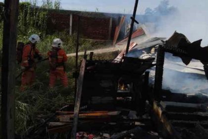 Family of Four Loses Home in Tudan Desaras Fire Heartbreaking Blaze Destroys Sarawak Family's Residence