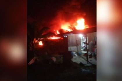 Fire Devastates Six Homes in Remote Sarawak Village, 302km from Marudi Fire Station