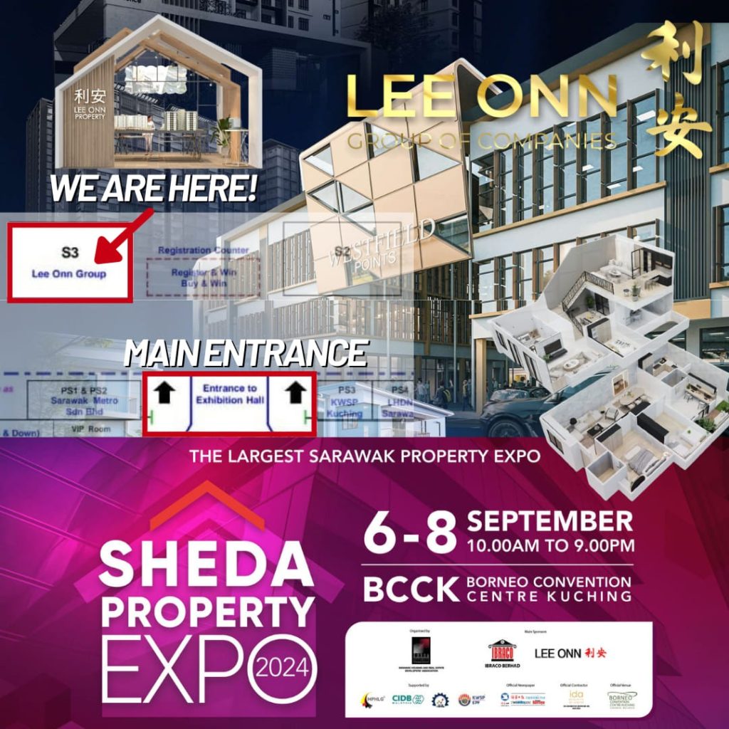 Lee Onn Group of Companies to Showcase New Projects at the Annual Sheda Property Expo 2024 in Kuching