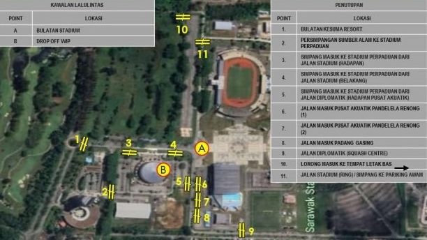 Road Closures for Para SUKMA 2024 Closing Ceremony What You Need to Know