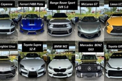 Sarawak Customs Seizes RM8.1 Million in Luxury Cars During Kuching Raid