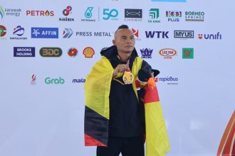 Sarawak Swimmer Galang Jabai Shines with Gold at Para SUKMA XXI