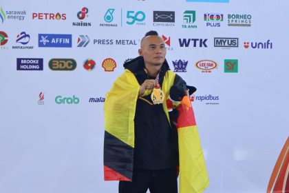 Sarawak Swimmer Galang Jabai Shines with Gold at Para SUKMA XXI