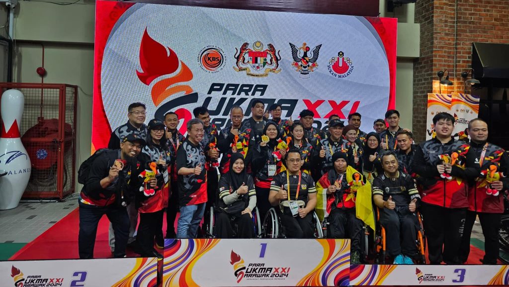 Sarawak’s Para Bowling Team Claims Gold at Para Sukma 2024!