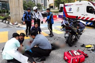 Sultan Ibrahim’s Personal Medical Team Aids Road Crash Victims in Kuala Lumpur