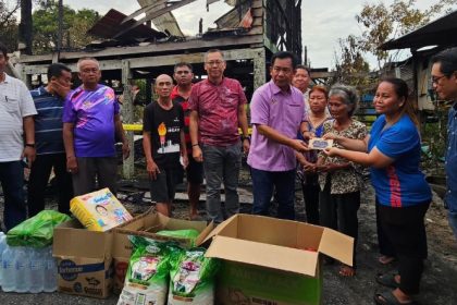 Temporary Housing Aid for Fire Victims Proposed by Abdullah Saidol