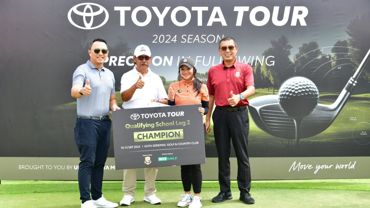 Toyota Tour Qualifying School Victory A Sweet Birthday Gift for Sarawak's Golf Prodigy Zulaikah Nasser