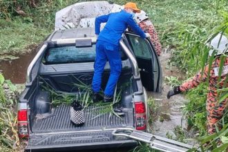 Woman Miraculously Escapes Unharmed in Sarawak Car Crash A Close Call in Asajaya