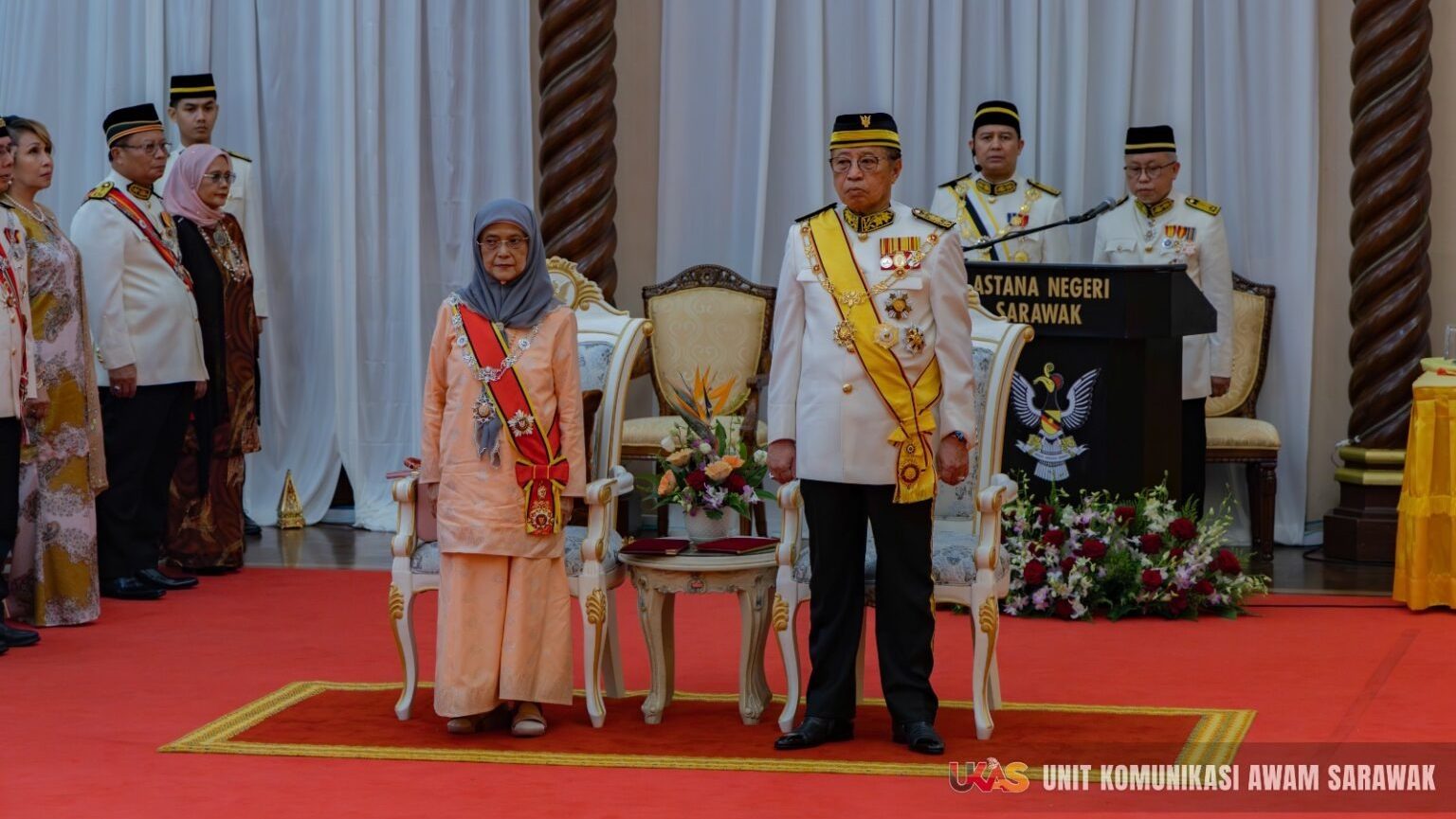 1,046 Honoured on Sarawak Governor's 78th Birthday Celebration