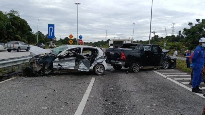 Elderly Man Killed, Two Injured in Jalan Mukah-Selangau Crash