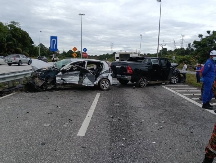 Elderly Man Killed, Two Injured in Jalan Mukah-Selangau Crash