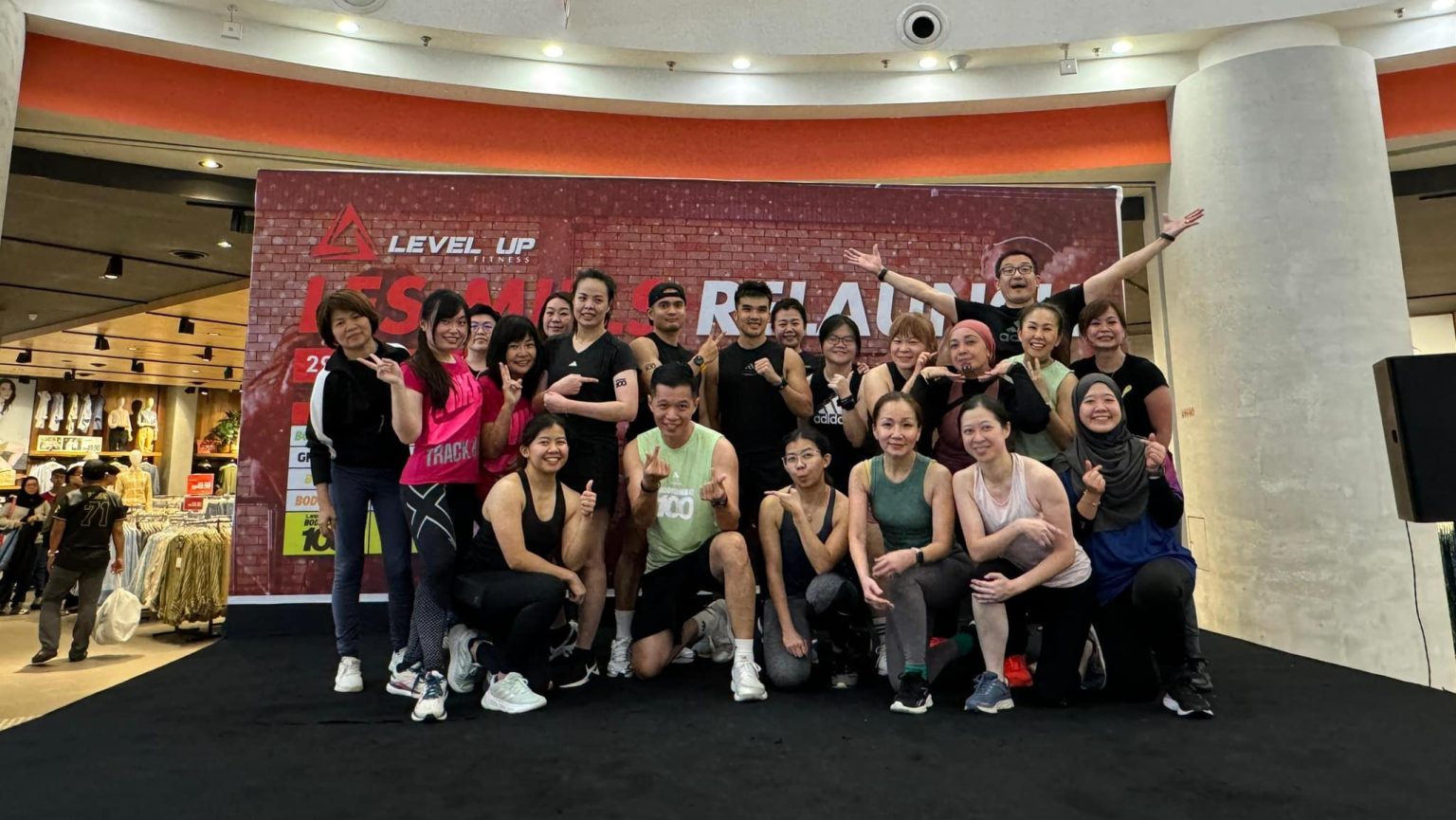 Level Up Fitness Kuching Hosts Exciting Les Mills Relaunch Event A Fitness Celebration for All!