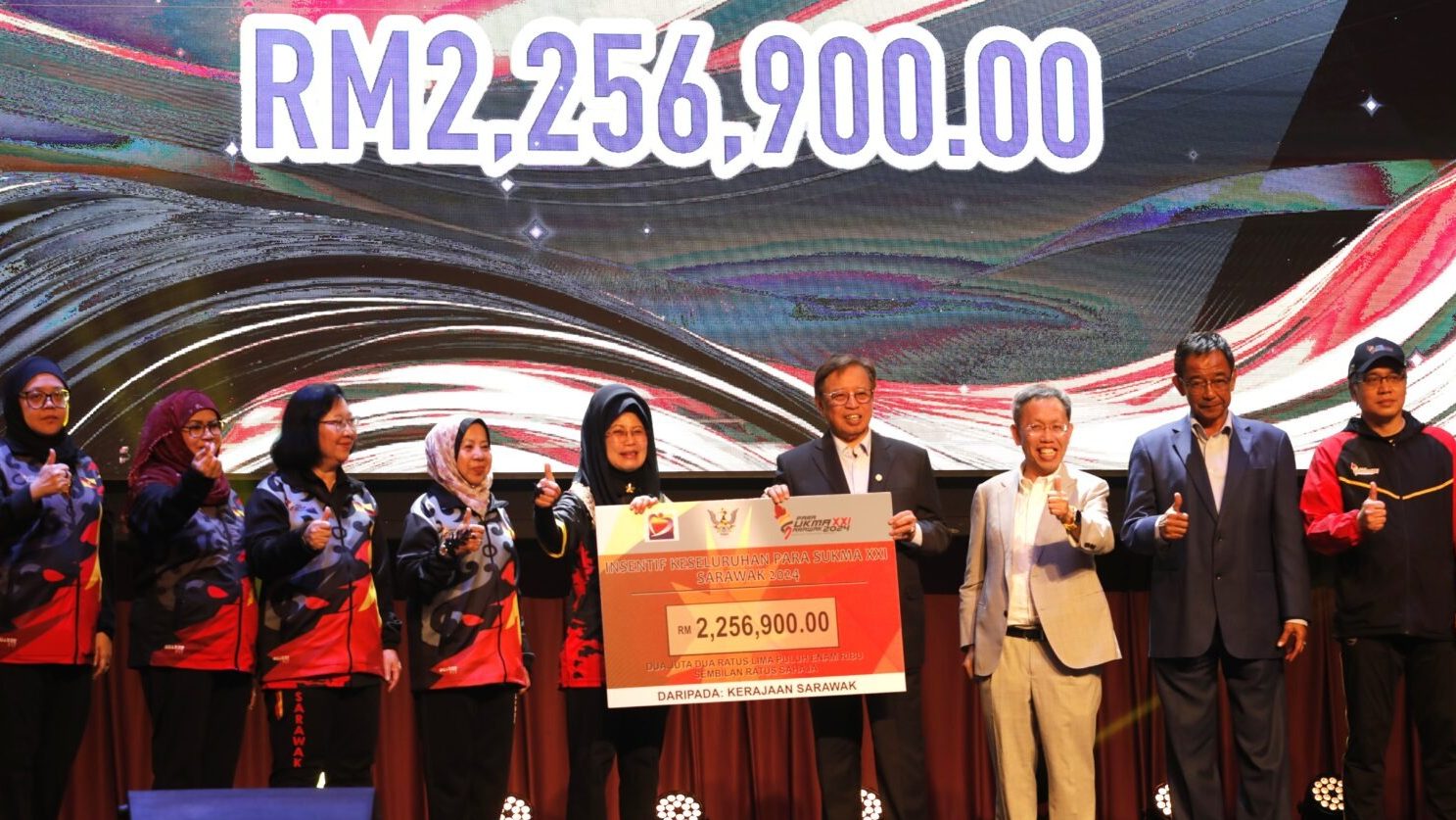 Sarawak Awards RM2.256 Million to Para SUKMA Champions for Excellence