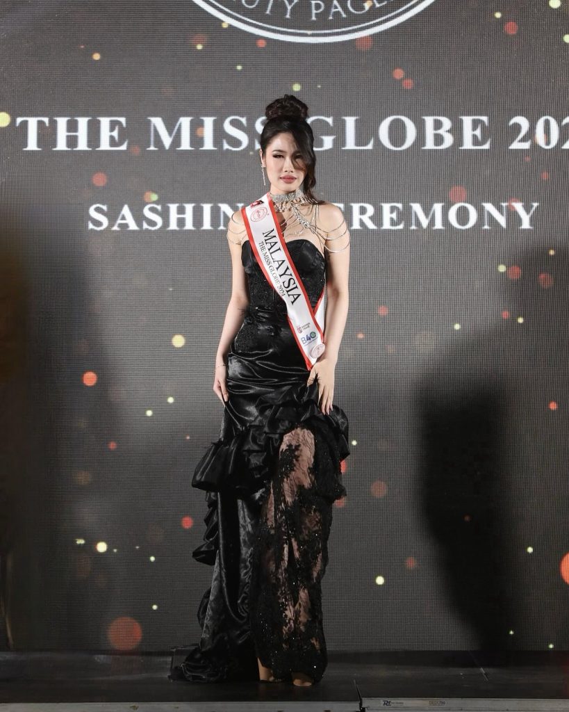 Sarawak’s Lee Min Qi Dazzles on ORA News TV Before Miss Globe 2024 Finale!