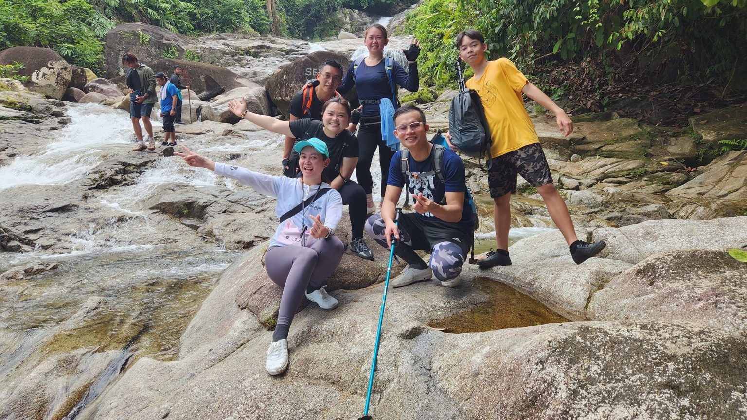 Sebako Waterfall Adventure with Apple Lai and Friends