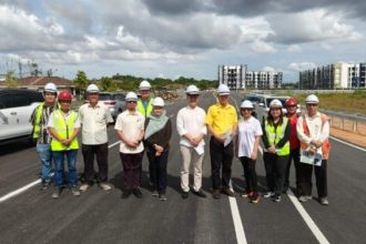 New Access Road to Kuching Airport Nears Completion, Ready by June 2025