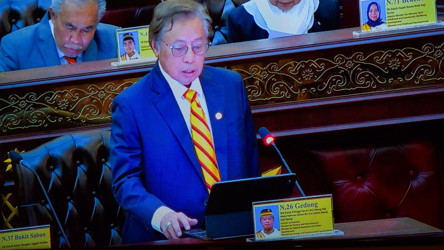 Sarawak Premier Unveils Historic RM15.8 Billion Budget for 2025