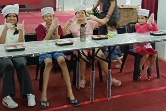 Cuddly Christmas Carnival Kids Love Sushi Making Workshop in Kuching!