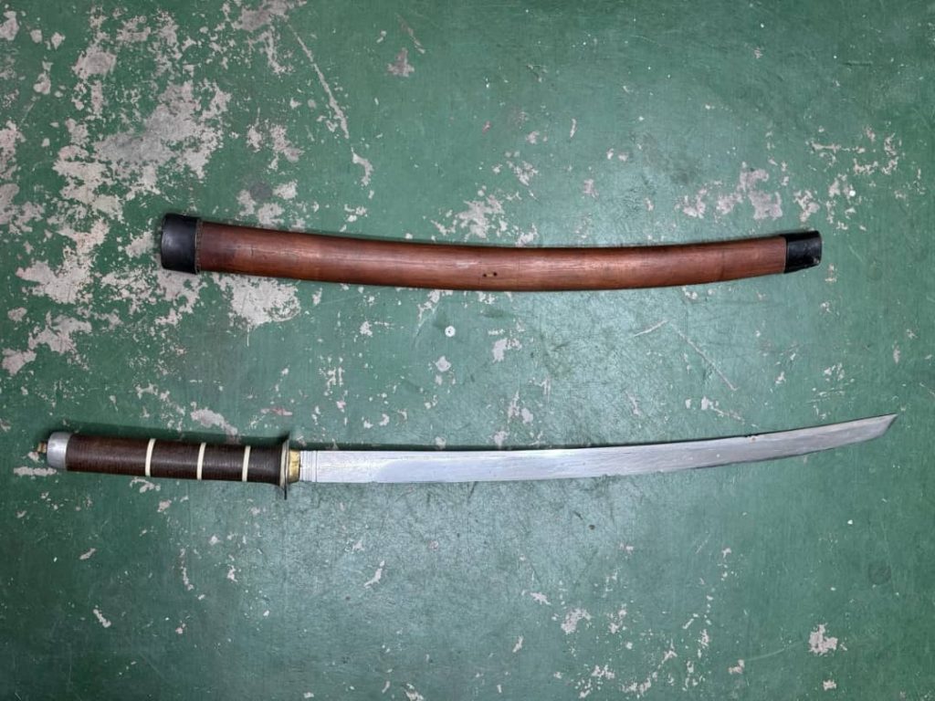 Kapit Man Arrested for Possessing Samurai Sword After Dispute