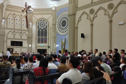 Overflowing Faith St Peter’s Church Padungan Hosts First Midnight Mass