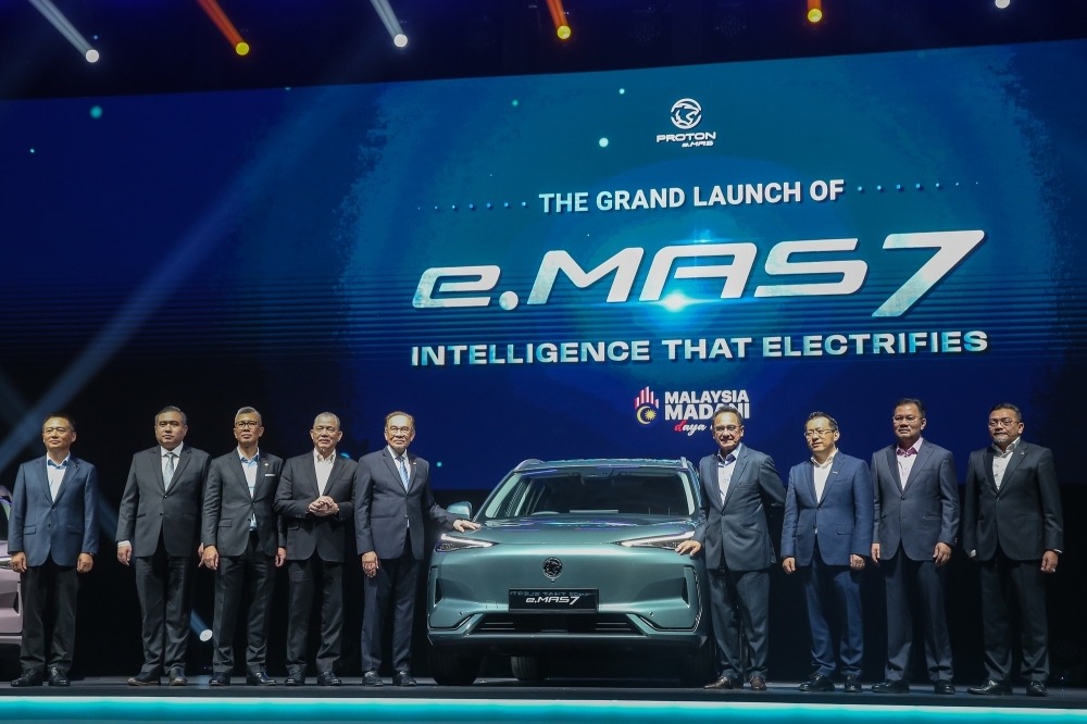 Proton e.MAS 7 Electric Vehicle Launched by PM Anwar Prices Start at RM109,800